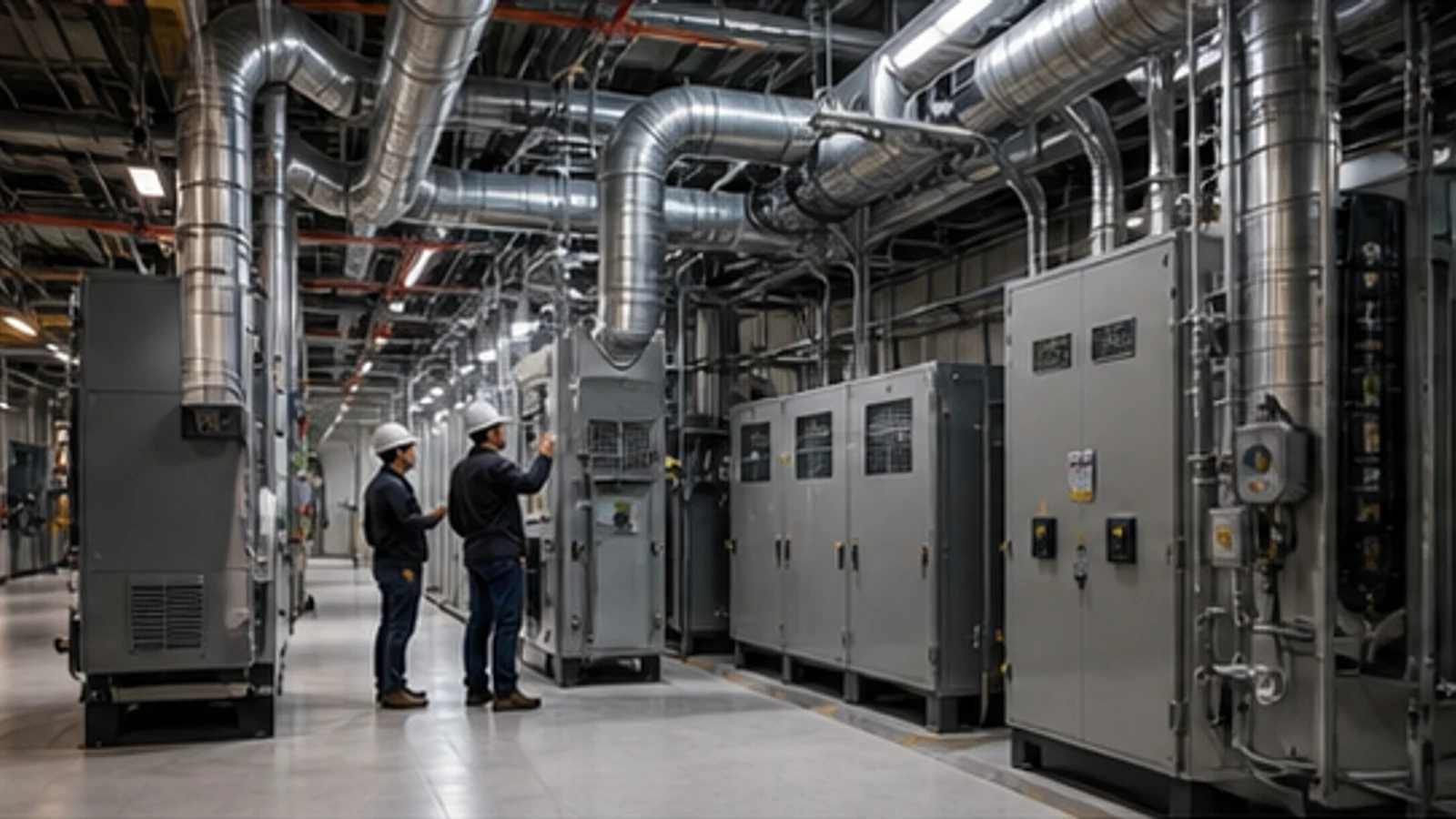 Infraestrutura técnica puxa elétrica, HVAC e automação